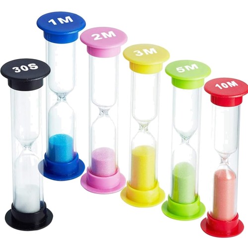 Sanduhr set farben sek - sanduhr, 6