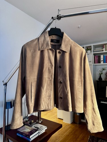 Arma lederjacke sandfarben - lederjacke,
