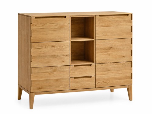 Barschrank eiche massiv orella - barschrank,