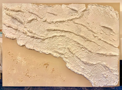 Leinwand mit struktur - mit,