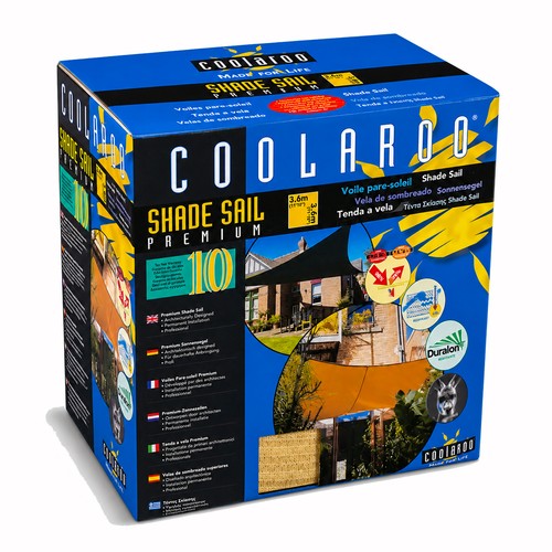 Coolaroo sonnensegel quadrat - sonnensegel,