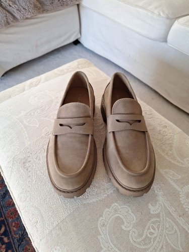 Damen loafer sandfarben wie - damen, loafer,